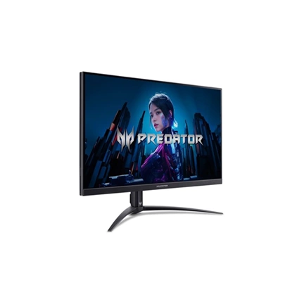 Acer Predator XB323QKV4bmiiprx gaming monitor 31.5", UHD, IPS, 160Hz, FreeSync, 1ms, 250nits, 2xHDMI, DP, MM, fekete