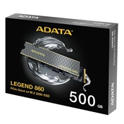 Adata Legend 860 SSD, PCIe Gen4 x4 M.2 2280, 6000/5000MB/s, 500GB