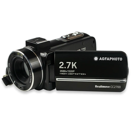 AgfaPhoto Realimove CC2700-2 videókamera 2,7K, +1db akkumulátor