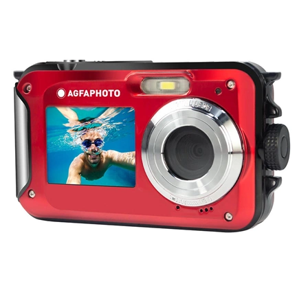 Agfa WP8000 vízálló kompakt digitális fényképezőgép, piros
