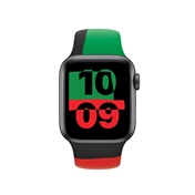 Apple 40 mm-es Black Unity sportszíj – M/L