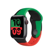Apple 40 mm-es Black Unity sportszíj – S/M