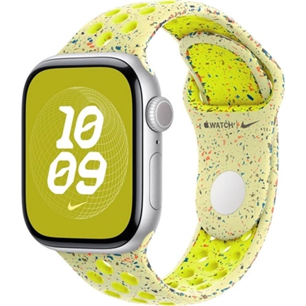 Apple 40 mm-es neonzöld csobbanás Nike sportszíj – S/M