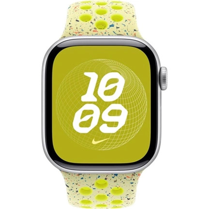 Apple 40 mm-es neonzöld csobbanás Nike sportszíj – S/M