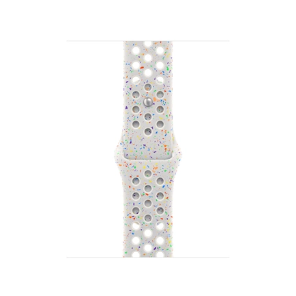 Apple 42 mm-es platinaszín Nike sportszíj – M/L