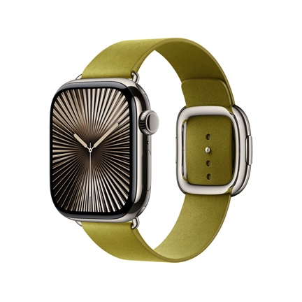 Apple 42 mm-es zöldessárga szíj modern csattal – M