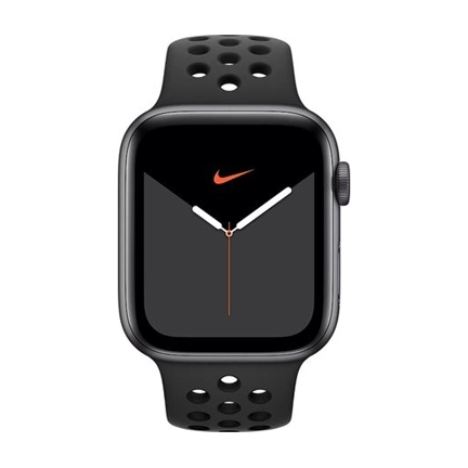 Apple 44 mm-es, antracit-fekete Nike sportszíj – normál