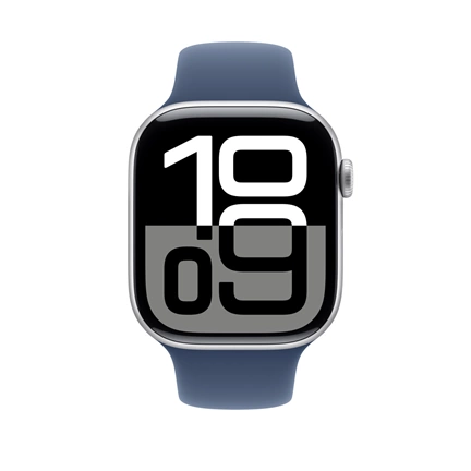 Apple 46 mm-es denimszínű sportszíj – S/M