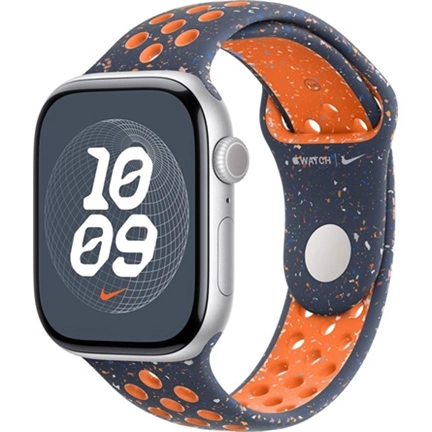 Apple 46 mm-es kék láng Nike sportszíj – S/M