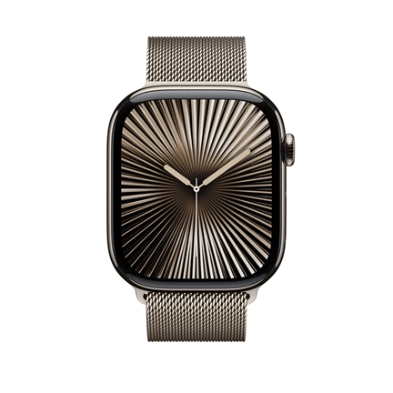 Apple 46 mm-es natúr milánói szíj – S/M