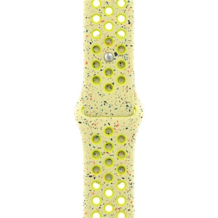 Apple 46 mm-es neonzöld csobbanás Nike sportszíj – M/L