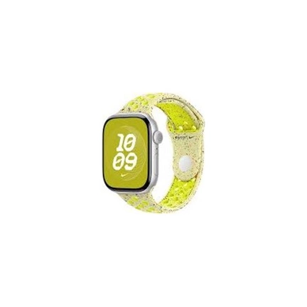 Apple 46 mm-es neonzöld csobbanás Nike sportszíj – M/L