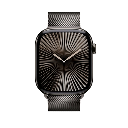Apple 46 mm-es palaszürke milánói szíj – M/L