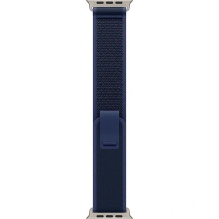 Apple 49 mm-es kék Terep pánt – S/M – natúr titán