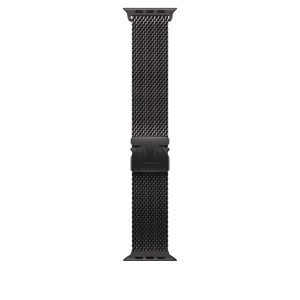 Apple 49 mm-es milánói szíj – fekete titán – M