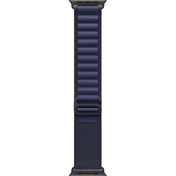 Apple 49 mm-es tengerészkék Alpesi pánt – L – fekete titán