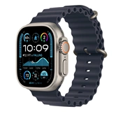 Apple 49 mm-es tengerészkék Óceán szíj – natúr titán