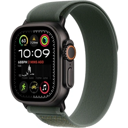 Apple 49 mm-es zöld Terep pánt – S/M – fekete titán