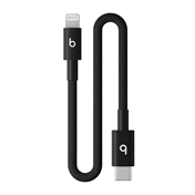 Apple Beats USB-C – Lightning szőtt borítású rövid kábel (20 cm) – fotonfekete Apple Beats USB-C – Lightning szőtt borítású rövid kábel (20 cm) – fotonfekete