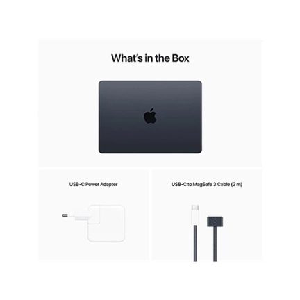 Apple MacBook Air 13"/M2 chip 8 magos CPU és GPU/16GB/256GB SSD/fekete laptop