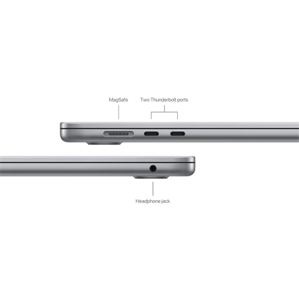 Apple MacBook Air 15.3 SPACE Szürke/M3/10C GPU/16GB/512GB-MAG