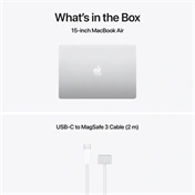 Apple MacBook Air notebook 15,3" M5 (10 magos CPU, 10 magos GPU), 16GB, 1TB SSD – ezüst