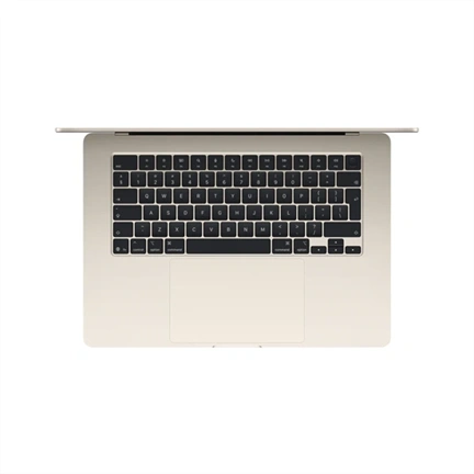 Apple MacBook Air notebook 15,3" M5 (10 magos CPU, 10 magos GPU), 16GB, 512GB SSD – csillagfény