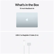 Apple MacBook Air notebook 15,3" M5 (10 magos CPU, 10 magos GPU), 16GB, 512GB SSD – égkék