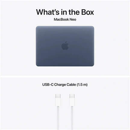 Apple MacBook Neo notebook 13" A18 Pro (6 magos CPU, 5 magos GPU), 8GB, 256GB SSD – indigó