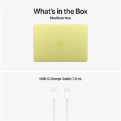 Apple MacBook Neo notebook 13" A18 Pro (6 magos CPU, 5 magos GPU), 8GB, 512GB SSD – citrus