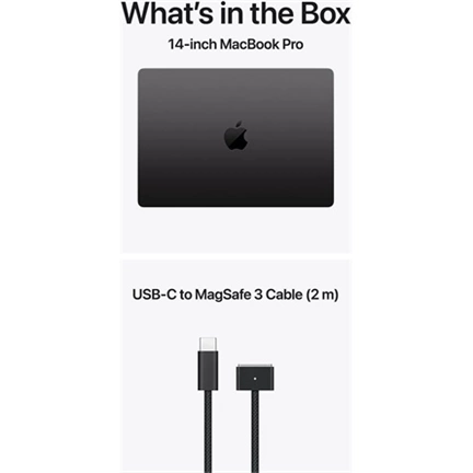 Apple MacBook Pro notebook 14" M5 (10 magos CPU, 10 magos GPU), 24GB, 1TB SSD – éjfekete