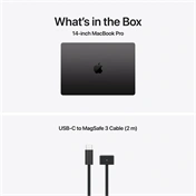 Apple MacBook Pro notebook 14" M5 Pro (18 magos CPU, 20 magos GPU), 24GB, 2TB SSD – asztrofekete