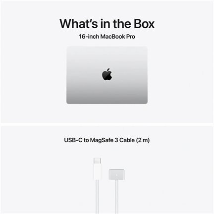 Apple MacBook Pro notebook 16" M5 Max (18 magos CPU, 32 magos GPU), 36GB, 2TB SSD – ezüst