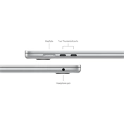 Apple Macbook Air 15,3" M3 8C CPU/10C GPU/16GB/512GB -Silver - HUN KB (2024)