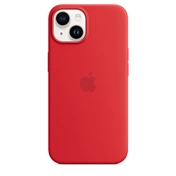 Apple MagSafe-rögzítésű iPhone 14-szilikontok – (PRODUCT)RED