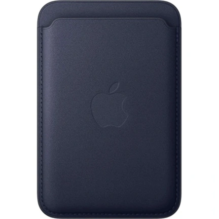 Apple MagSafe-rögzítésű iPhone FineWoven-szövettárca – tengerészkék