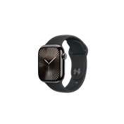 Apple Watch S10 Cellular 42mm Slate Titanium Case with Black Sport Band - S/M Okosóra