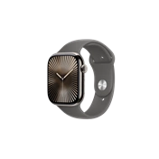 Apple Watch S10 Cellular 46mm Natural Titanium Case with Stone Grey Sport Band - S/M Okosóra