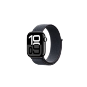 Apple Watch S10 GPS 42mm Jet Black Alu Case with Ink Sport Loop Okosóra