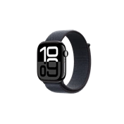 Apple Watch S10 GPS 46mm Jet Black Alu Case with Ink Sport Loop Okosóra