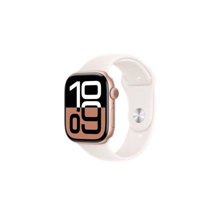 Apple Watch S10 GPS 46mm Rose Gold Alu Case with Light Blush Sport Band - M/L Okosóra Apple Watch S10 GPS 46mm Rose Gold Alu Case with Light Blush Sport Band - M/L Okosóra