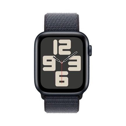 Apple Watch SE2 v3 GPS (40mm) éjfekete alumínium tok, tinta sportszíj okosóra
