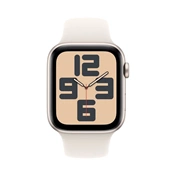 Apple Watch SE2 v3 GPS (44mm) csillagfény alumínium tok, csillagfény sportszíj (M/L) okosóra