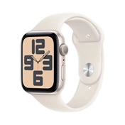 Apple Watch SE2 v3 GPS (44mm) csillagfény alumínium tok, csillagfény sportszíj (M/L) okosóra