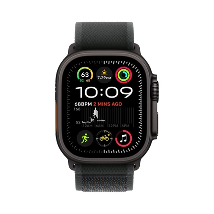 Apple Watch Ultra2 v2 Cellular 49mm Black Titanium Case with Black Trail Loop - M/L Okosóra Apple Watch Ultra2 v2 Cellular 49mm Black Titanium Case with Black Trail Loop - M/L Okosóra