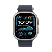 Apple Watch Ultra2 v2 Cellular 49mm Natural Titanium Case with Navy Ocean Band Okosóra Apple Watch Ultra2 v2 Cellular 49mm Natural Titanium Case with Navy Ocean Band Okosóra