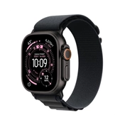 Apple Watch Ultra 3 okosóra – Cellular (49mm) fekete titánium tok, fekete S alpesi pánt