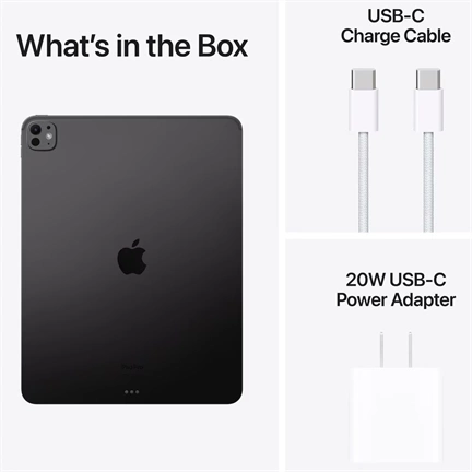 Apple iPad Pro (2024) 13" 512GB Wi-Fi + Cellular normál üveg asztrofekete