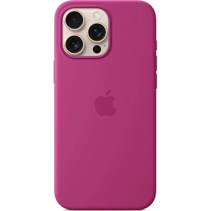 Apple iPhone 16 Pro Max Silicone Case with MagSafe - Fuchsia (Seasonal)
