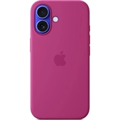 Apple iPhone 16 Silicone Case with MagSafe - Fuchsia (Seasonal)